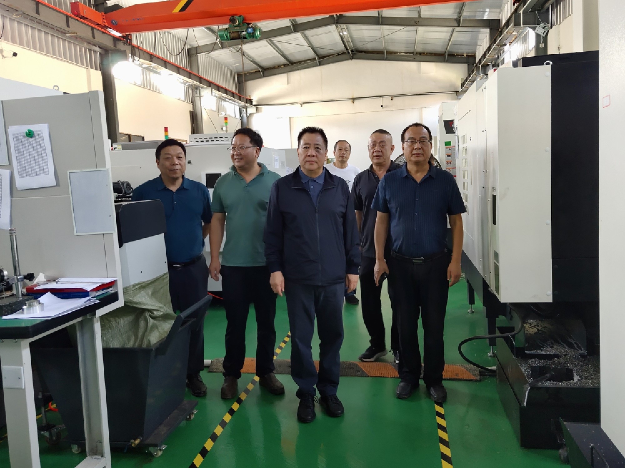 威廉体育党委书记、董事长金辉赴陕西长钢新兴科技产业公司调研